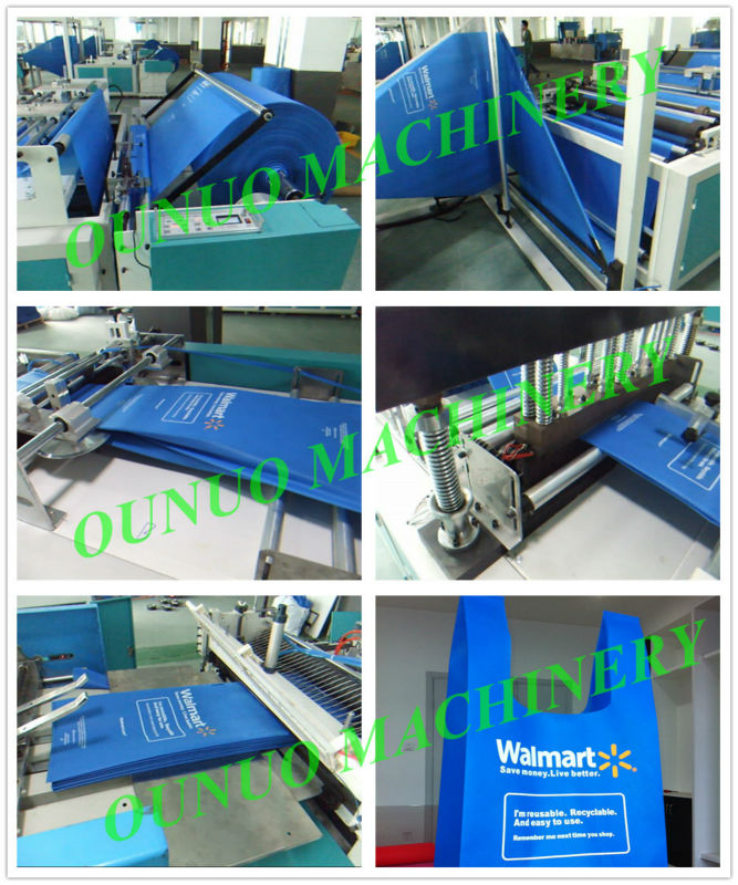 ONL-XA700 CE standar full automatic non woven bag membuat mesin untuk tas tipe kotak