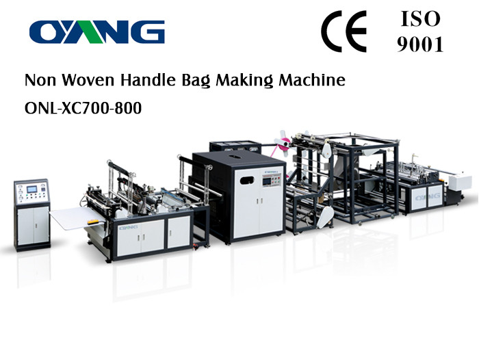 CE Certification Non Woven Bag Manufacturing Machine Dengan Handle