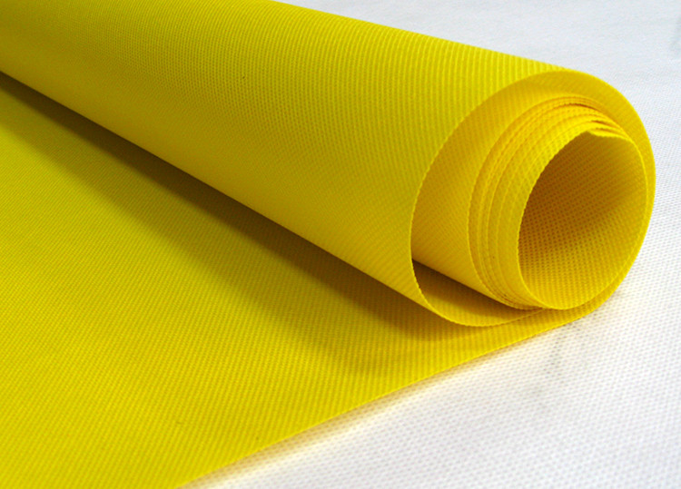 Oeko - Tex Standard Spunbond Nonwoven Fabric Bahan Semi Polypropylene Non Woven Kuning