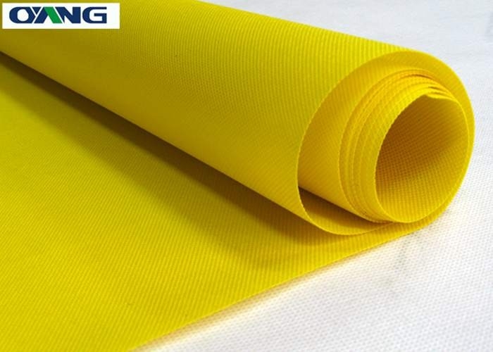 Kekuatan Kuat PP Non Woven Fabric / Spunbond Non Woven Fabric in Yellow