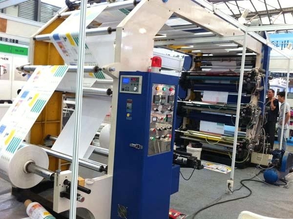 Tinggi kecepatan Flexo Printing Mesin cetak plastik polietilen