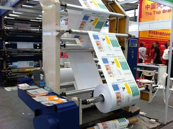 Tinggi kecepatan Flexo Printing Mesin cetak plastik polietilen