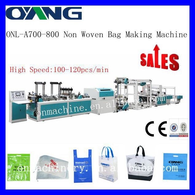 16KW CE Standard Multifungsi Automatic Non Woven Bag Making Machine, 380V 50HZ