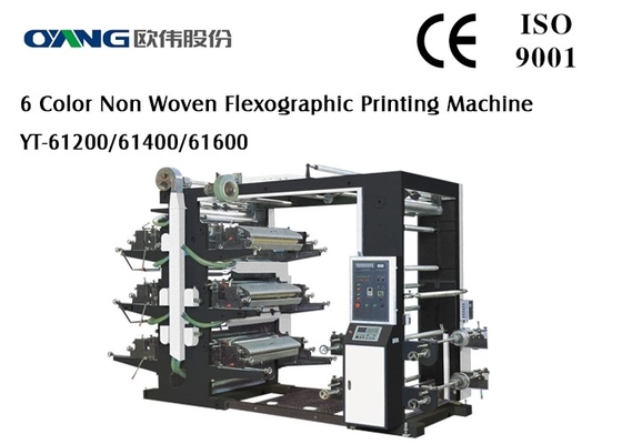 YT-61200 Enam Mesin Flexographic Printing Kecepatan Tinggi Otomatis